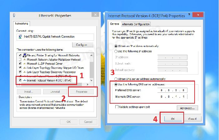 Modify DNS Servers for tamilrockers unblock