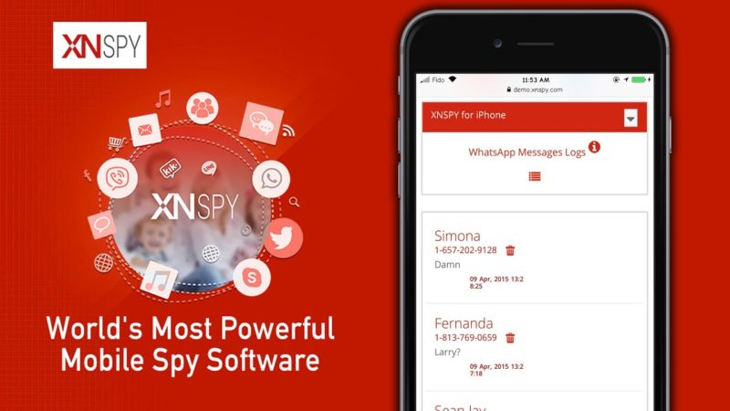 XNSPY App for Secret Monitoring